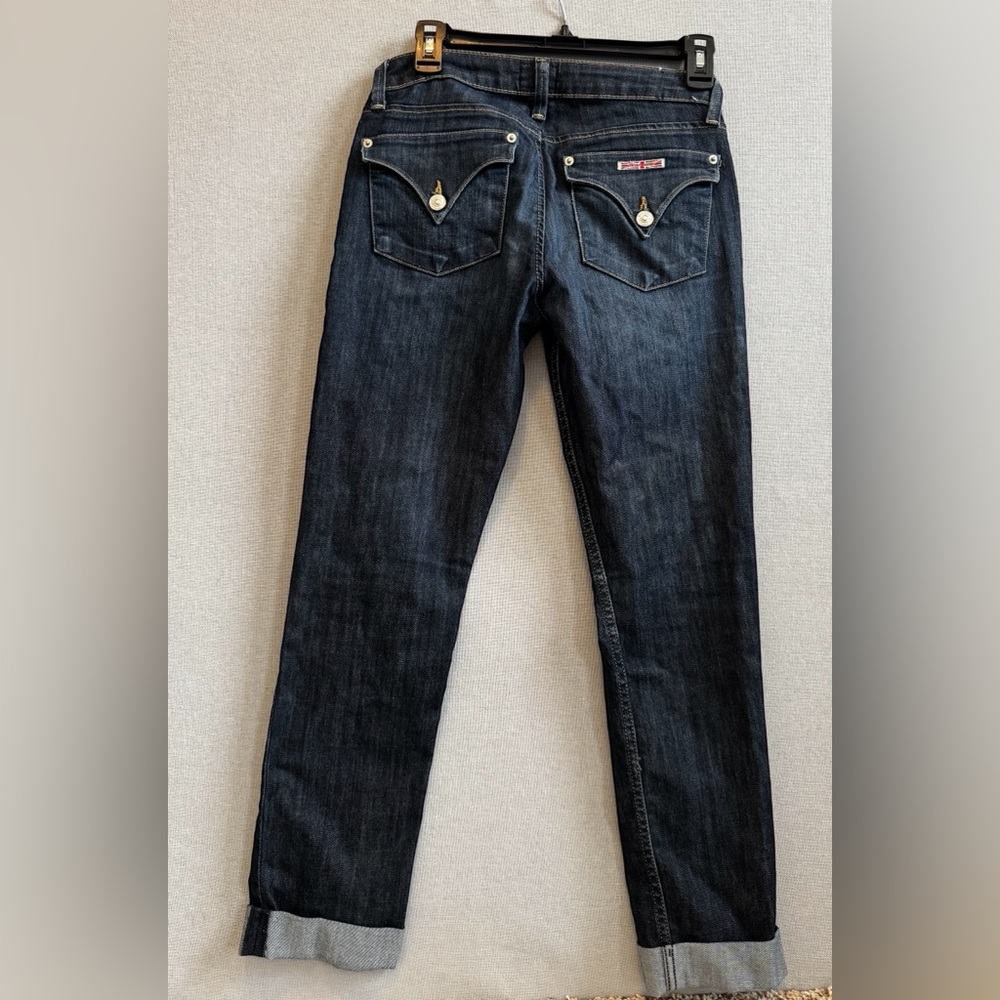 Hudson Jeans Straight Leg Cuffed Denim NWOT